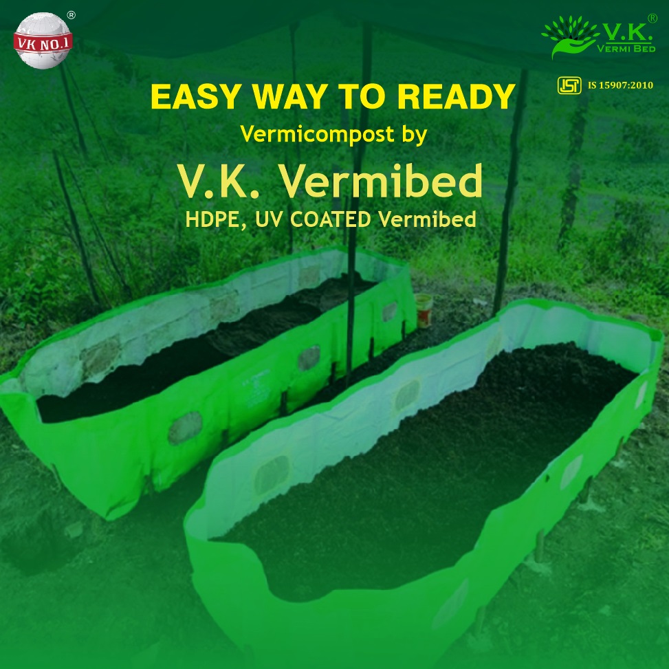 Easy Way to Ready Vermicompost by V.K Vermicompost Bed